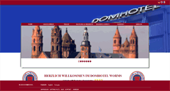 Desktop Screenshot of dom-hotel.de